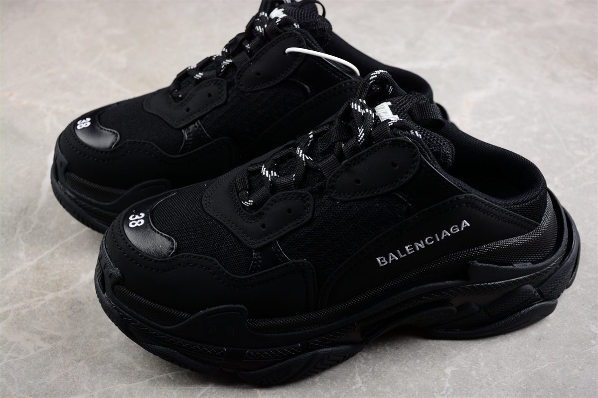 Balenciaga Triple S Mule All Black