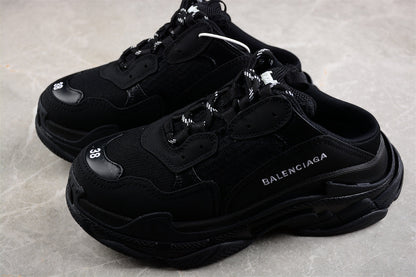 Balenciaga Triple S Mule All Black