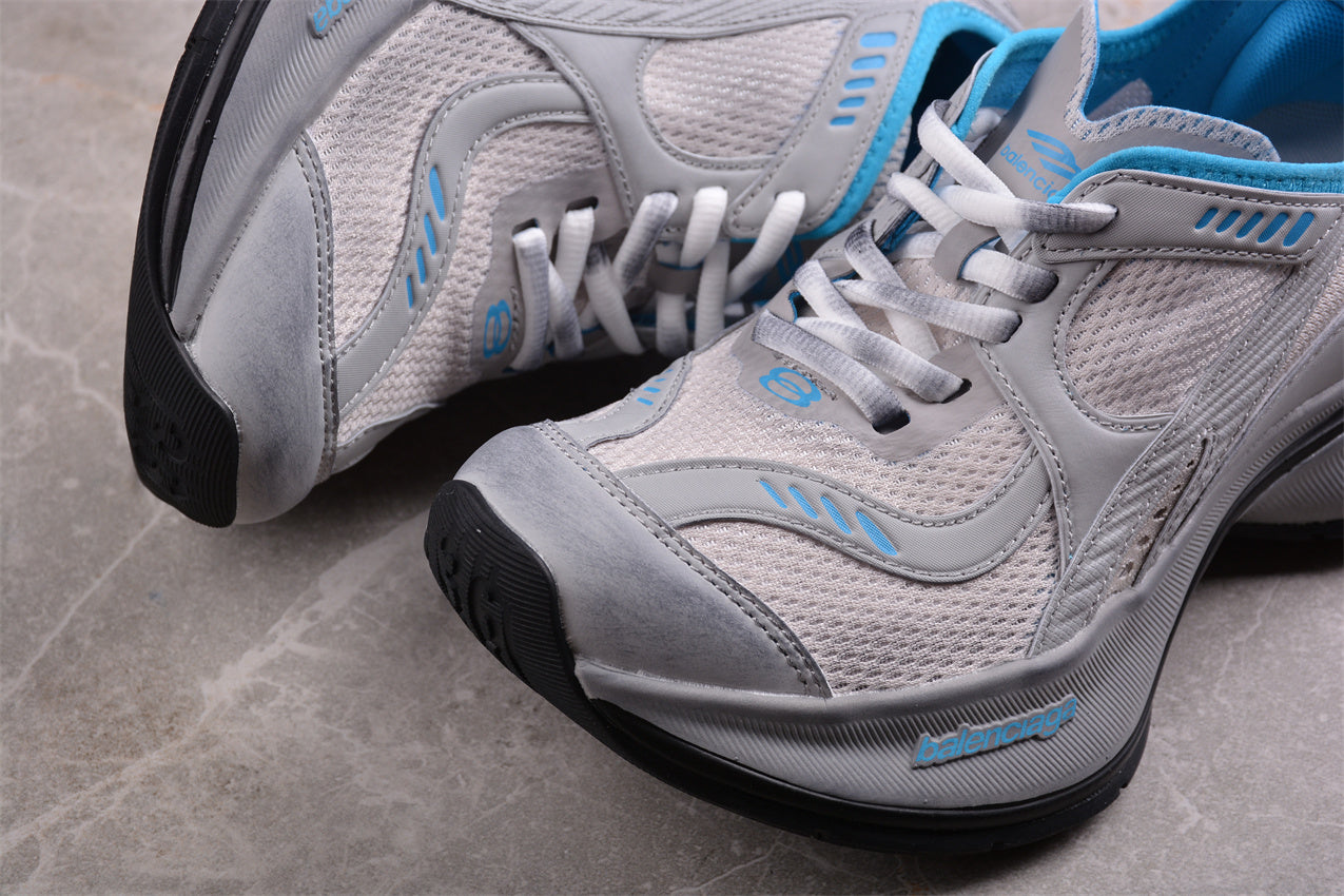Balenciaga Circuit Beige Blue Sneakers