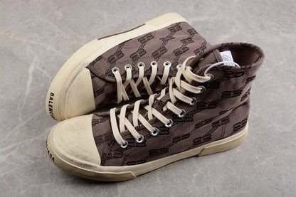 Balenciaga Paris High BB Monogram Sneakers