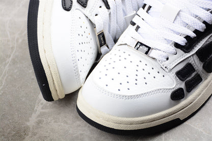 AMIRI Skel Top Low White Black Sneakers