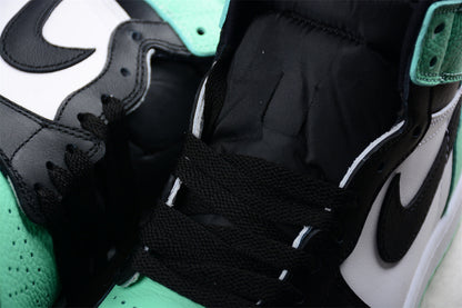 Air Jordan 1 Retro High Green Glow Sneakers