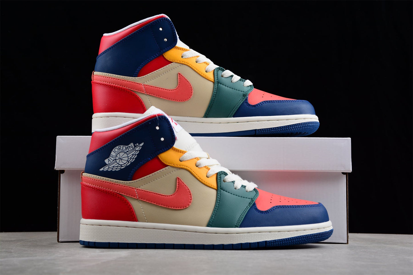 NIKE AIR JORDAN 1 MID SE "MULTI-COLOR"