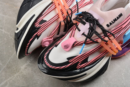 Balmain Unicorn White Pink Trainers