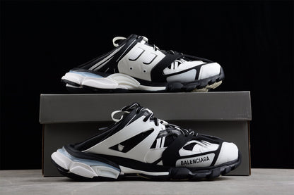Balenciaga Track Mule White Black