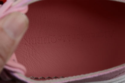Alexander McQueen Tread Slick Pink Canvas Sneakers