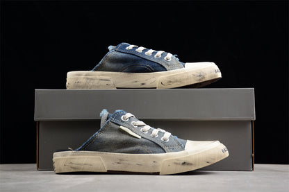 Balenciaga Paris Mule Denim Blue