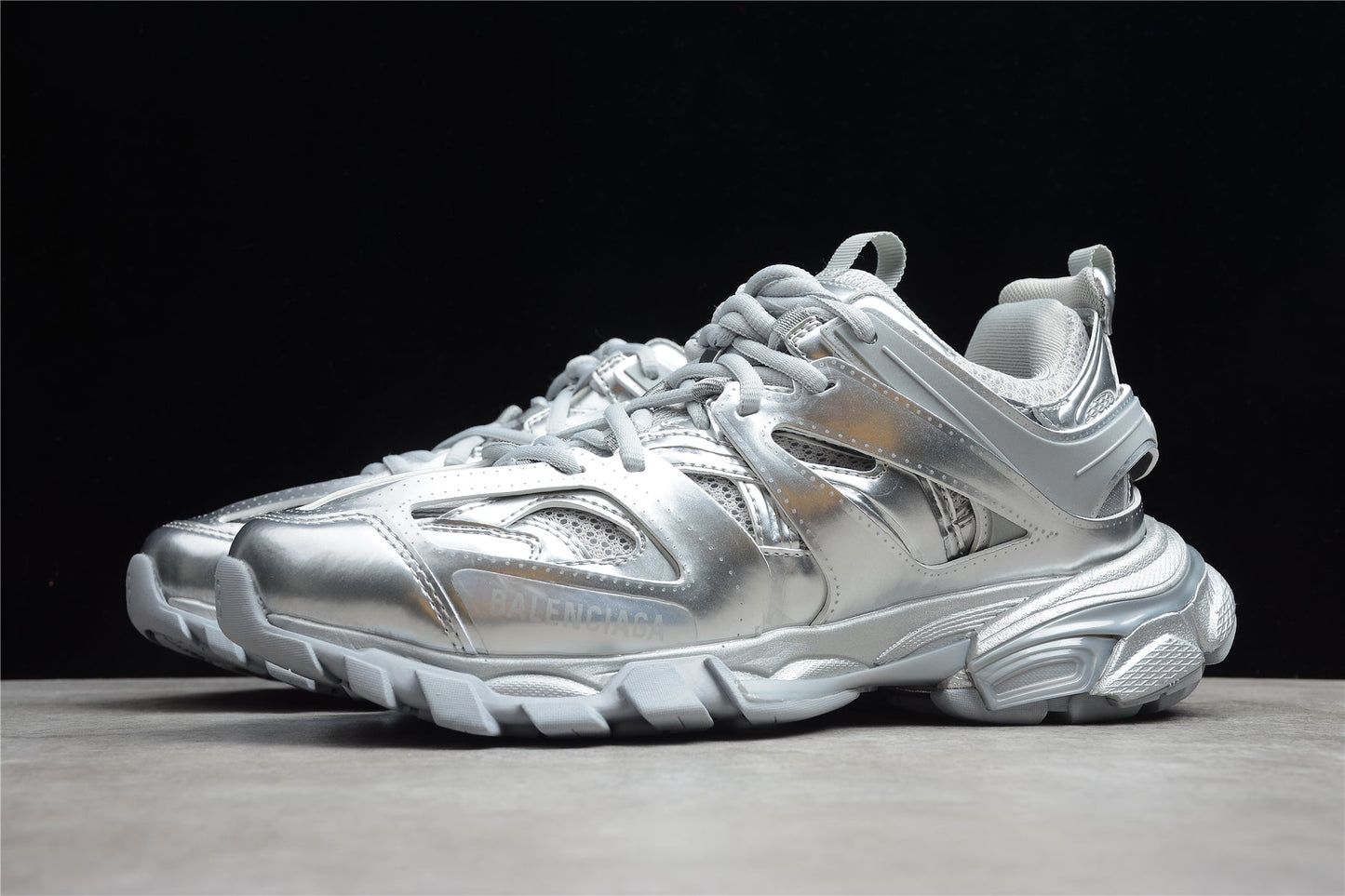Women's Silver Track Lifestyle Sneakers
