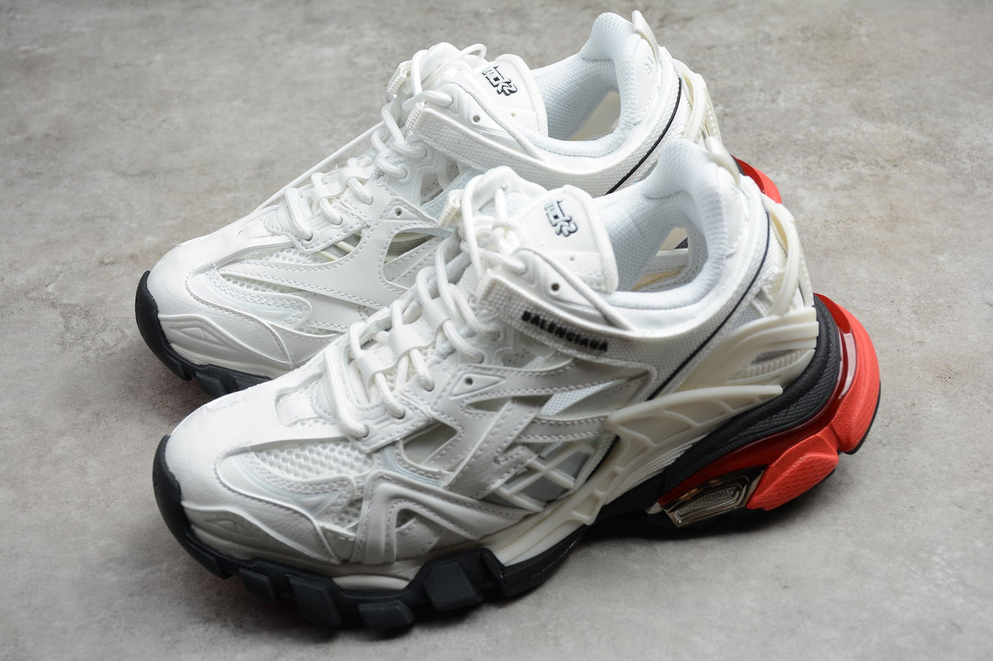 Balenciaga Track 2 White Red Sneakers