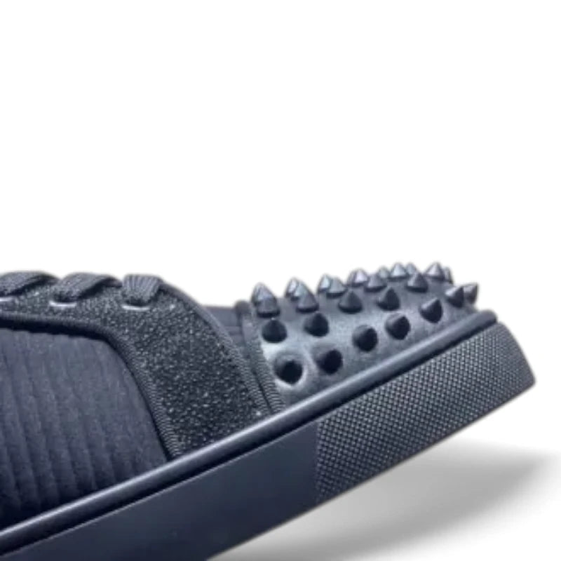 Christian Louboutin Junior Spikes Cotton Sneakers