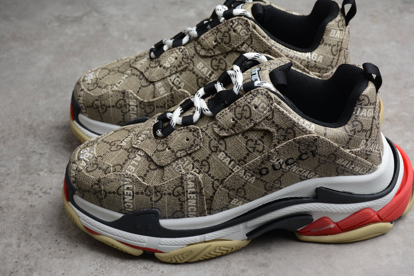 Gucci x Balenciaga Triple S Hacker Project Sneakers