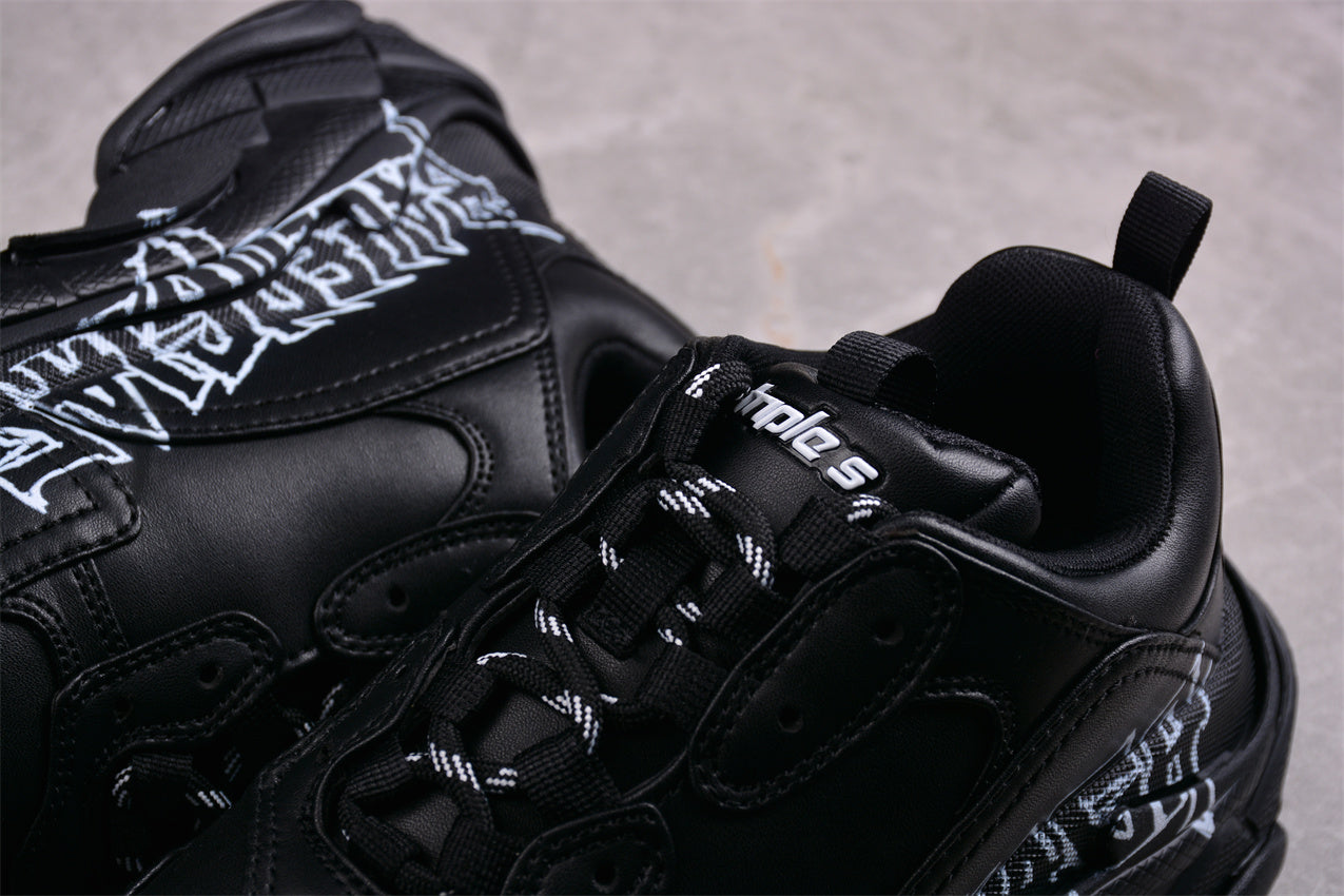 Balenciaga Triple S Black Sneakers