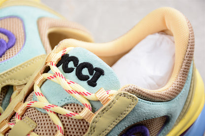 Gucci Run Amarelo Leather Sneakers