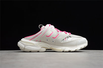 Balenciaga Track Mule White & Rose Pink