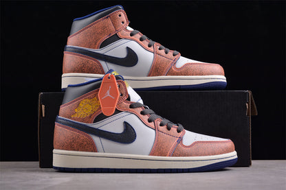 Nike Air Jordan 1 Mid SE Flight Vintage Sneakers