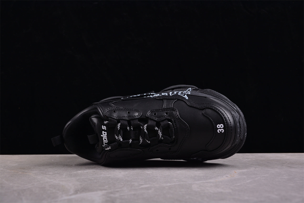 Balenciaga Triple S Black Sneakers