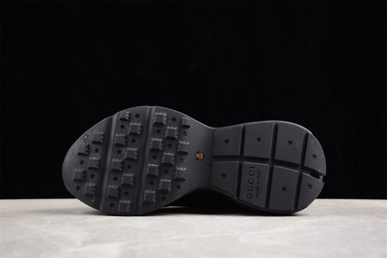 Gucci Interlocking G Rhyton Black Sneakers