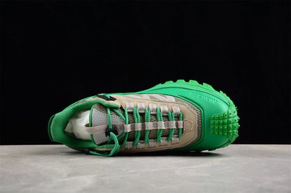 Moncler Trailgrip Beige Green Sneakers