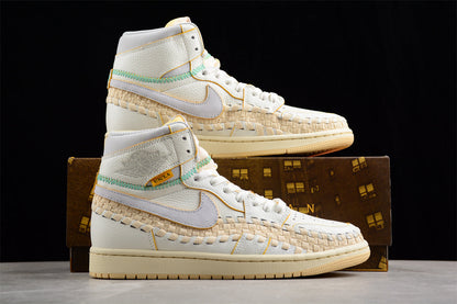 Union x Air Jordan 1 High OG Woven Sneakers