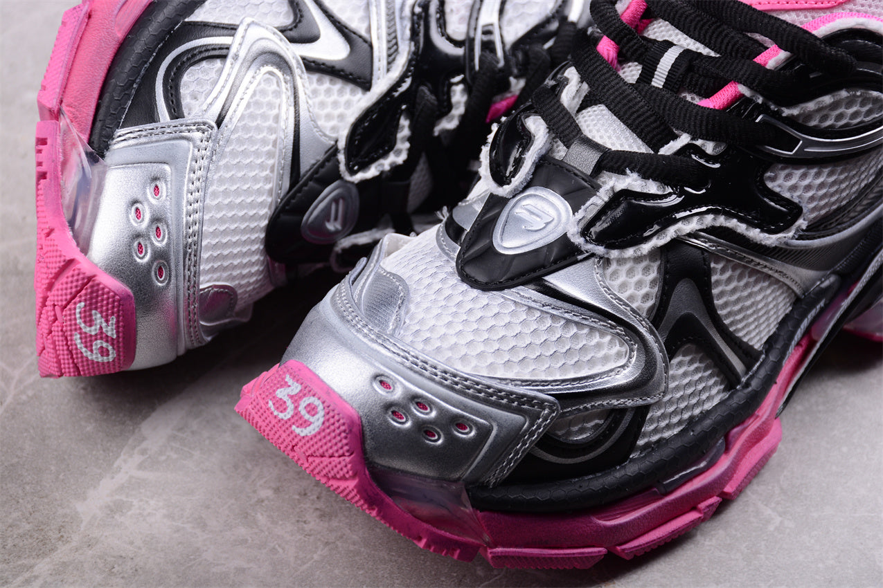 Balenciaga Runner 2 Women's Silver Pink Sneakers