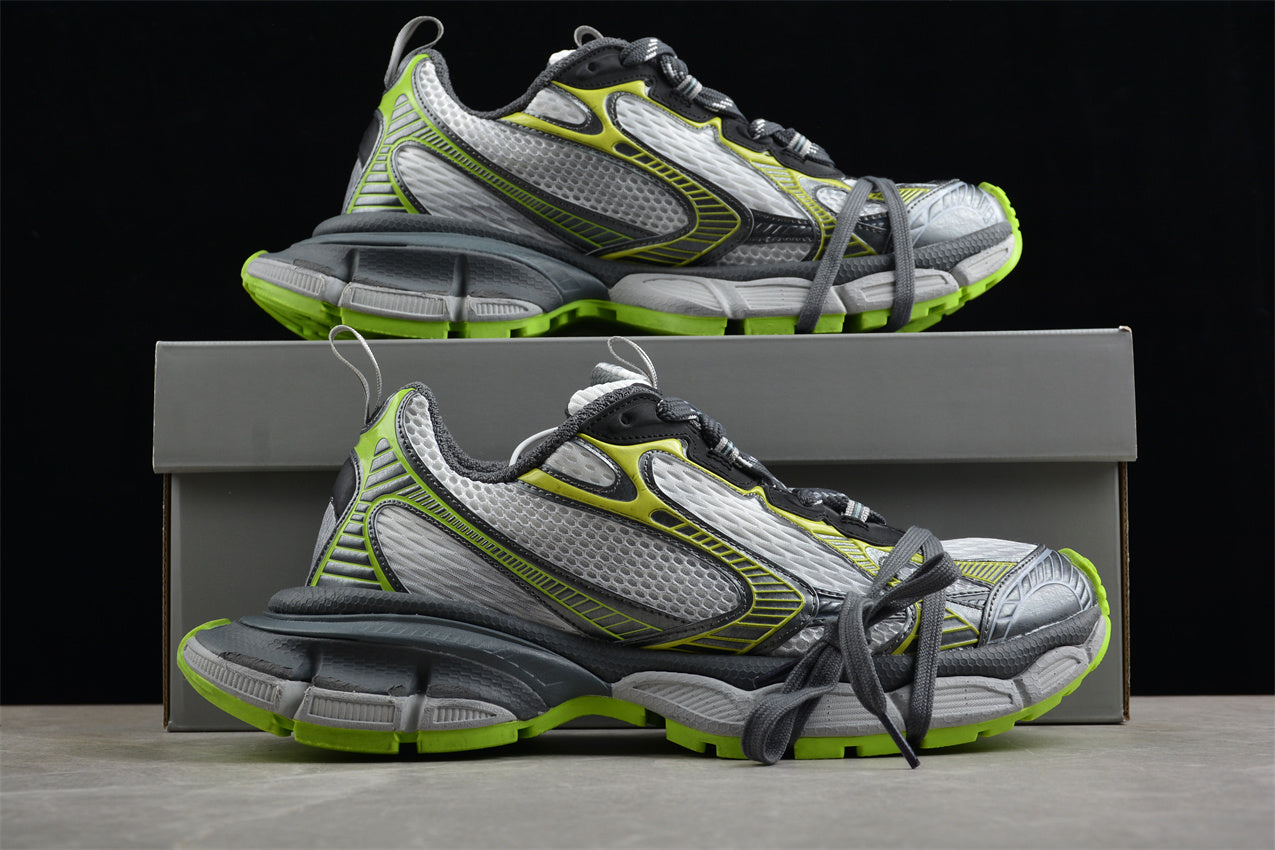 Balenciaga 3XL Silver Black Lime Sneakers