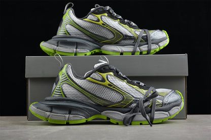 Balenciaga 3XL Silver Black Lime Sneakers