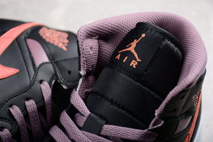 Nike Air Jordan 1 Mid SE Black Sky J Mauve Sneakers