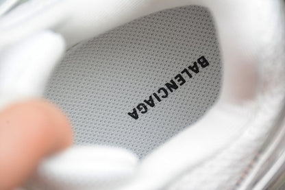 White Track Clear Sole Sneakers