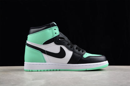 Air Jordan 1 Retro High Green Glow Sneakers