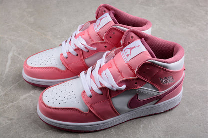 Nike Air Jordan 1 Mid Desert Berry (Women's) Sneakers