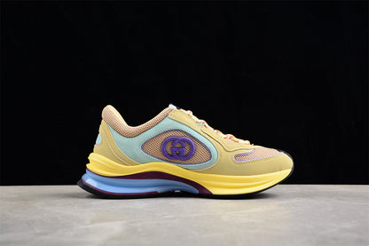 Gucci Run Amarelo Leather Sneakers