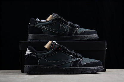 Travis Scott x Air Jordan 1 Low OG Triple Black