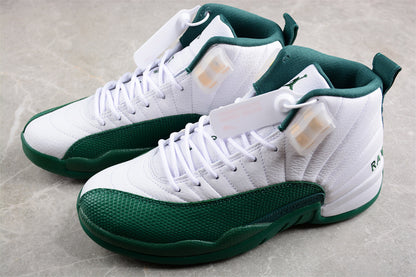 Ray Allen Air Jordan 12 PE White Green Sneakers