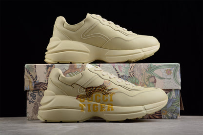 Gucci Rhyton Ivory Tiger Sneakers