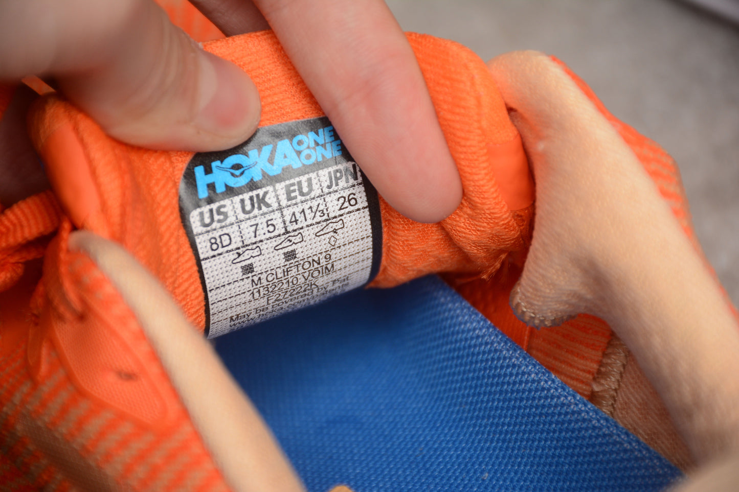Hoka One One Clifton 9 Orange