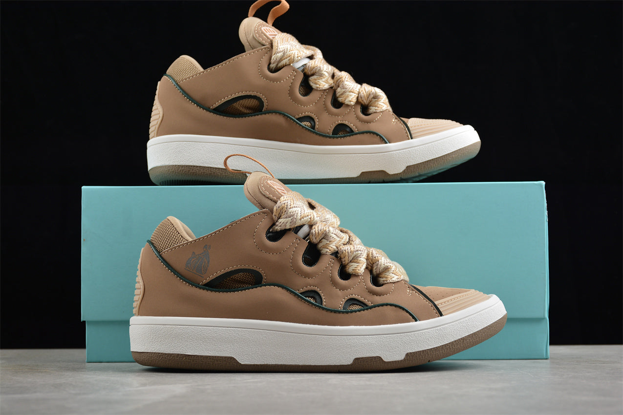 Lanvin Curb Sneaker Ecru