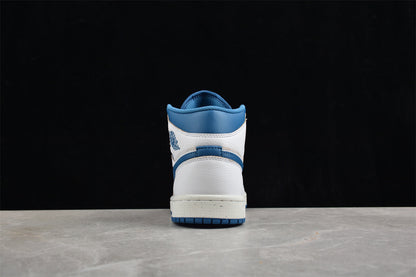 Air Jordan 1 Mid Industrial Blue Sneakers