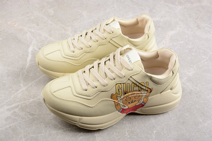 Gucci Rhyton Beige Cat Sneakers
