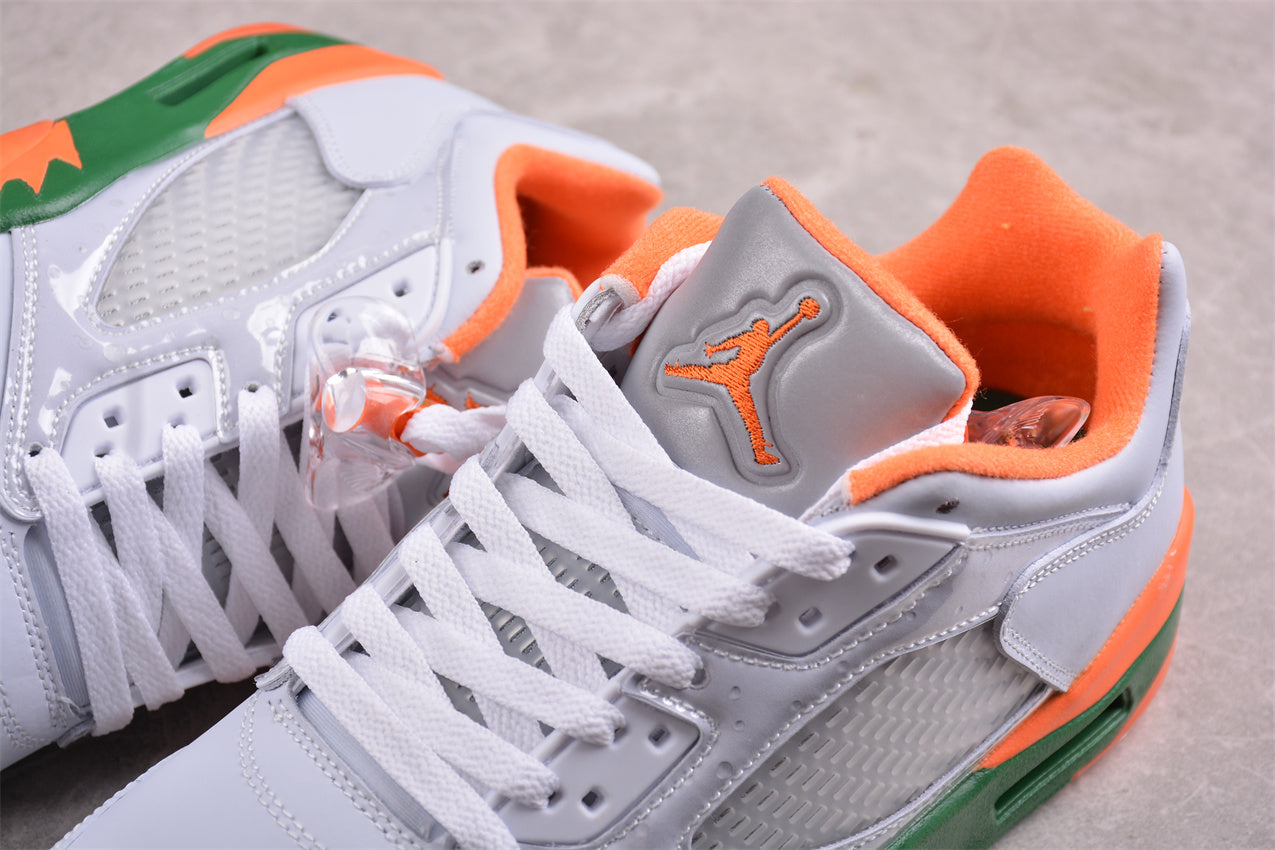 Air Jordan 5 Retro Low (GS) "Miami Hurricanes"