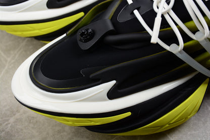 Balmain Unicorn Black Yellow Trainers