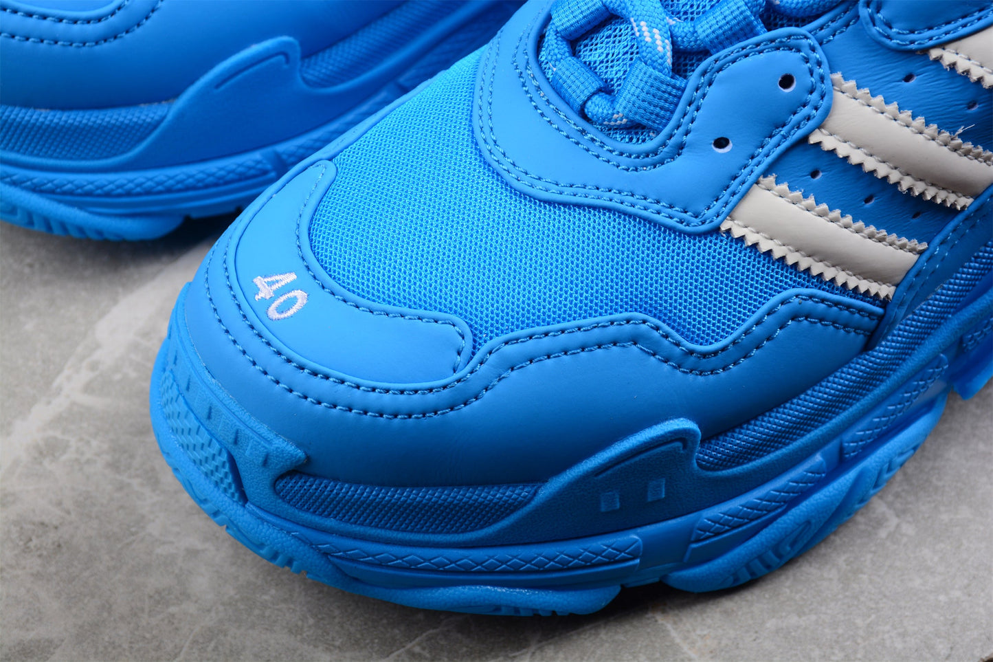 Balenciaga x Adidas Triple S Blue Sneakers