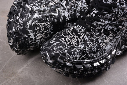 Balenciaga Defender Graffiti Sneakers