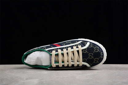 Gucci Tennis 1977 GG Denim Monogram Sneakers