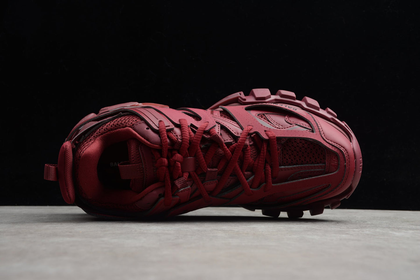 Women's Burgundy Track Lifestyle Sneakers