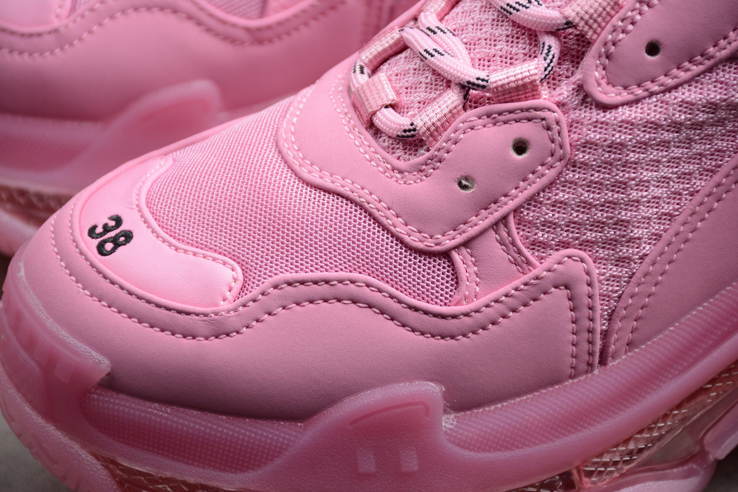 Balenciaga Triple S Clear Sole Pink Women’s Sneakers