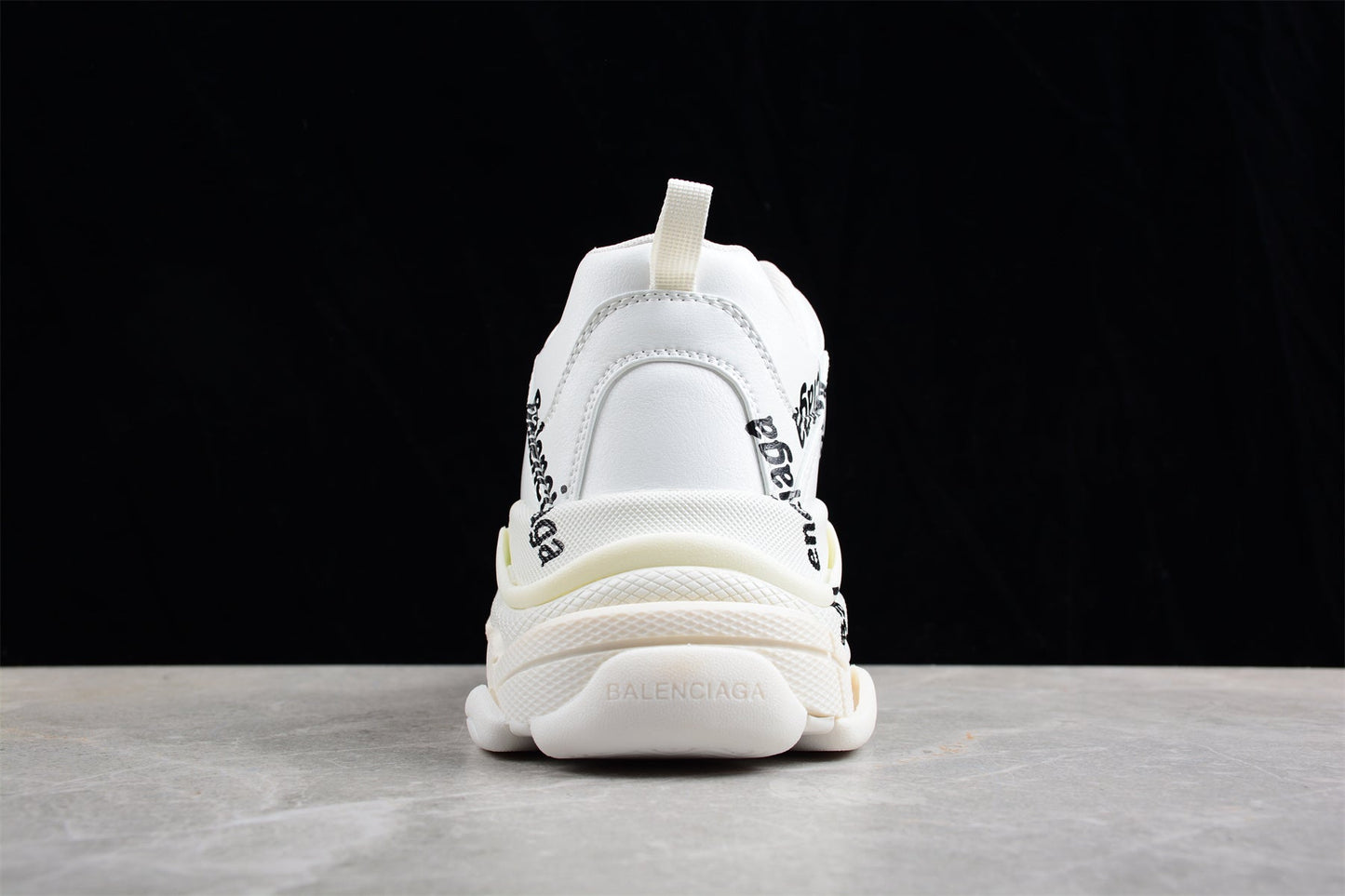Balenciaga Triple S Allover Logo White Sneakers
