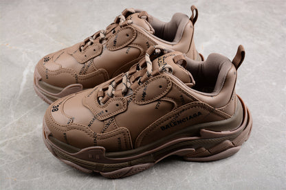 Balenciaga Triple S Brown Sneakers