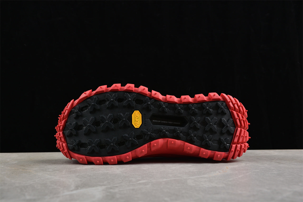 Moncler Trailgrip Sock Sneakers 'Black/Red'