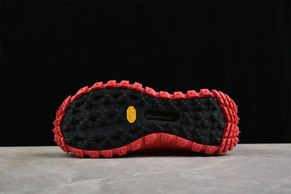Moncler Trailgrip Sock Black Red Sneakers