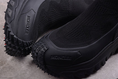 Moncler Trailgrip Sock Black Sneakers